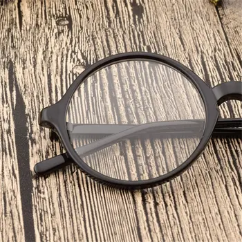 Módní Kolo Plain Brýle Vintage Jasné Objektiv Brýle Muži Ženy Retro Krátkozrakost Optické Brýle Rám Transparentní