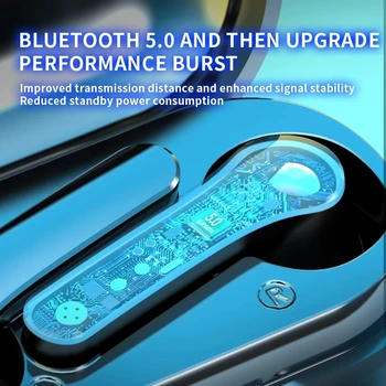 Dropship LB-20 TWS Mini Bezdrátová Bluetooth 5.0 hi-fi Stereo Sluchátka S Digitálním Poplatku Krabici Bezdrátová Sluchátka In-ear Sluchátka