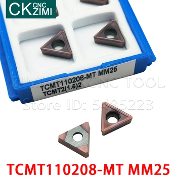 TCMT110208-MT TCMT2(1.5)2 Karbid Vloží Externí Nástroje na Soustružení Soustružení Kovů Nástroje TCMT 110208 Stroje, Nástroje, Díly, Soustružnické Nástroje