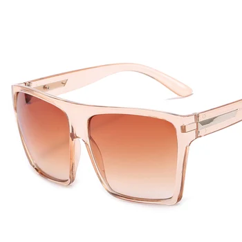 DYTYMJ Nadrozměrné Náměstí sluneční Brýle, Ženy, Klasické Gradient Sluneční Brýle, Ženy, Luxusní Značkové Sluneční Brýle Gafas De Sol Mujer 2020