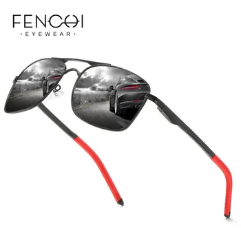 FENCHI Mužů Hliníku Polarizované sluneční Brýle 2020 UV400 Vysoce Kvalitní Retro Náměstí Sluneční Brýle Mužské Řidičské Brýle Pro Muže/Ženy