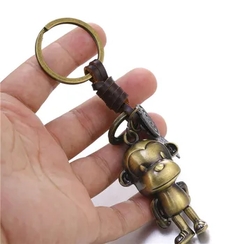 JUWANG Módní Keychain Key Háčky Šperků Příslušenství Měděné 3D Přívěsky Bronzové Klíčových Řetězců, Kroužky Na Tašky Klíče Dekorace
