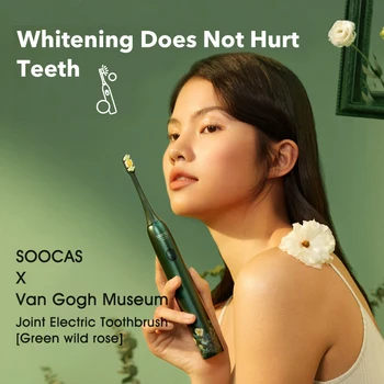 SOOCAS Elektrický zubní Kartáček hlavy X3U VanGogh Náhradní kartáč hlavy Vakuové původní autentické Náhradní hlavice