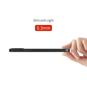 Memumi Super Slim Pouzdro pro iPhone 12 Pro Matný Zadní Kryt pro iPhone 12 Pro Ultra Tenké Pouzdro 0,3 mm Minimalistický Odolné proti Poškrábání