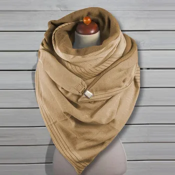 Designér roku 2020 zimní šátek Ženy Teplé Šály Tlačítko Soft Wrap Neformální Multi-Účel Šály luxusní šátek šátek pashmina lady