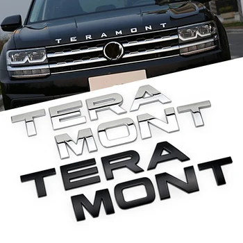 3D Písmo, Kov, Dopis, Auto Logo pro Volkswagen Touron TERAMONT Car Styling Úprava Hood Logo Odznak, Nálepka