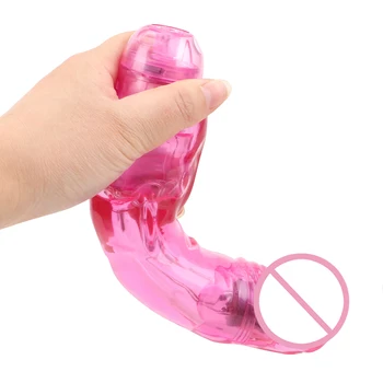 IKOKY Velké Dildo Vibrátor Realistický Jelly Vibrátor Realistický Penis G-spot Stimulovat Sexuální Hračky pro Ženy Masturbant Sex Produktů