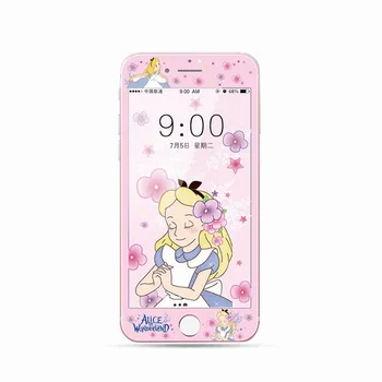 Disney 2021 Princezna Kreslený Tvrzené Sklo Pro Iphone 6 6S 7 8 Screen Protector Ochranné Fólie Pro Iphone 6 6S 7 8 Plus