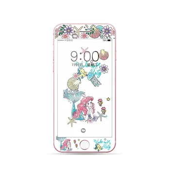 Disney 2021 Princezna Kreslený Tvrzené Sklo Pro Iphone 6 6S 7 8 Screen Protector Ochranné Fólie Pro Iphone 6 6S 7 8 Plus