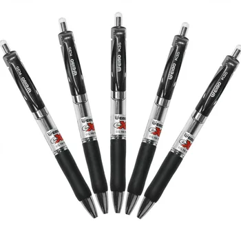 K35 Zatahovací kapalina gelová pera s černým inkoustem Barevné gelové pero set 0,5 mm Vyměnitelnou náplní Kancelář, školní potřeby, Papírnictví