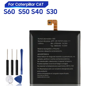 Originální Náhradní Baterie Pro Caterpillar Cat S50 S60 S40 S30 APLIKACE-12F-F57571-CGX-111 Originální Baterie 3800mAh