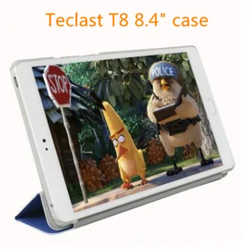 Vysoce kvalitní PU Kožené Pouzdro kryt Pro Teclast T8 8.4 palcový Tablet ochranné pouzdro+Screen protector dárky