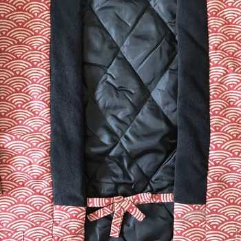 Zimní Dámské Kimono Haori Tlusté Teplé Bavlna-Polstrovaný Bunda Na Podzim Ležérní Domácí Oblečení Ženy Plná Barva Volné Kabát M2117