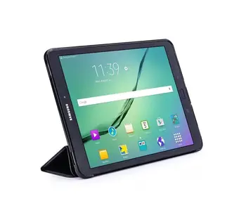 Smart Ultra Tenké Magnetické Kůže Hard Back Cover Pouzdro Pro Samsung Galaxy Tab S3 9.7 SM-T820 / T825