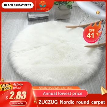 ZUCZUG Nordic kulatý koberec tie-barvivo obývací pokoj konferenční stolek, deka ložnice noční mat počítač židle jóga koberec