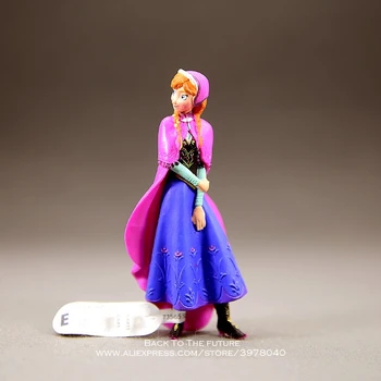 Disney Frozen princezna Anna 9cm Akční Obrázek Držení těla Anime Dekorace Kolekce Figurka model Hračka pro děti dárek
