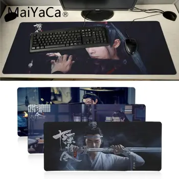 MaiYaCa Xiao Zhan Wang yibo Nezkrotné Herní podložka pod myš XXL Mouse Pad Laptop Desk Mat pc gamer completo pro lol/world of warcraft