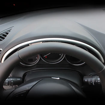 Pro Mazda CX-5 CX5 2012-Matná Přístroje palubní Desky Strip Dekorace Kryt Lišty Lišta Vnitřní Příslušenství Auto Styling