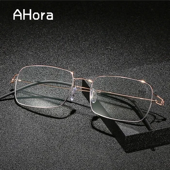 Ahora Elegantní Ultralehké Ocelové Brýle Na Čtení Muži Ženy 2020 Luxusní Brýle Anti Modré Světlo Blokování Brýle +1.0 1.5 - 4.0