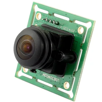 Levné usb webová kamera 170 stupňů fisheye objektivu CMOS OV7725 640X480 VGA UVC camera modul