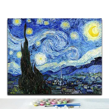 Diy malování podle čísel Vincenta Van Gogha 