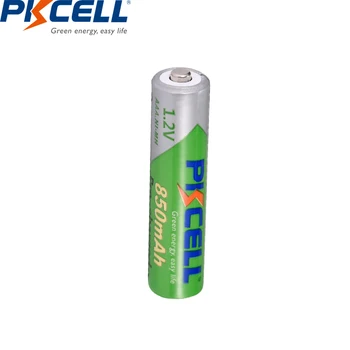 12KS PKCELL AAA 850MAH 1,2 V dobíjecí baterie NIMH LSD +3ks Baterie, Skladovací Box držák pro ni-mh AA/AAA baterie
