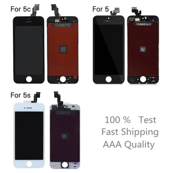 AAA Kvality Pro iPhone 5S 5 7 plus 5c LCD Dotykový Displej Montáž Zbrusu Nový LCD Displej pro iPhone 5s Screen Digitizer Opravy