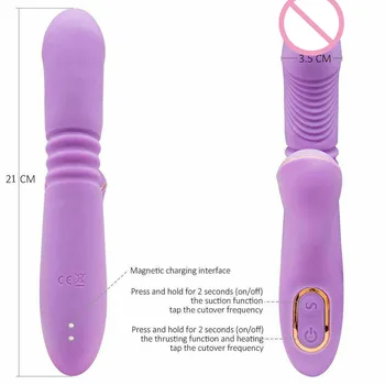 Tlačení Sání Vibrátor Klitorisu Sucker Ženy, Sex stroj hračky pro ženu, Ústní, Pochvy, klitoris Stimulátor Anální Hračky pro dospělé vibrátor velký