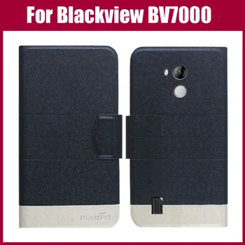 Hot prodej! Blackview BV7000 Případě Módní Luxusní Ultra-tenký Kožený Ochranný Kryt Flip Stand Telefon Případě