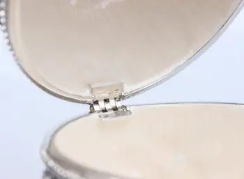 Velký Faberge vejce s bee šperků trinket box ruská loď kovový kroužek box bejeweled bling šperky sběratelství x ' mas dárky