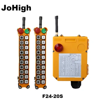 JoHigh F24-20 20 Tlačítek 1 Rychlost Zvednout průmyslové Jeřáb Dálkové Ovládání 2 vysílače + 1 přijímač