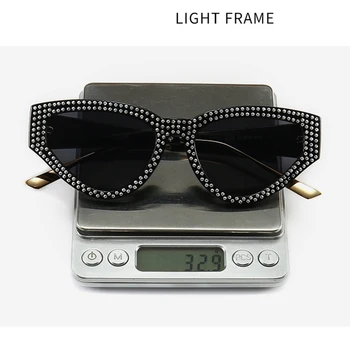 Retro zrcadlo Kočičí oko Ženy, sluneční brýle Luxusní Značky Black Módní Ženy brýle Vintage sluneční Brýle Odstíny Brýle Oculos