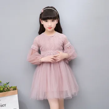 2019 Podzimní dívky šaty dětské oblečení pro dívky děti šaty pro dívky dětské oblečení s dlouhými rukávy princezna šaty vestidos 2-14Y