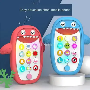 Roztomilé Dítě Inteligentní Kousací Telefon Hračka Nastavitelná Hlasitost Vzdělávací Hračky
