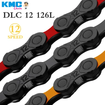 KMC Řetěz DLC 12 Rychlostí MTB Kolo Diamond Řetězy Ultralight Černá Červená Modrá Zelená Horské Kolo 12V Řetězce pro Shimano Sram