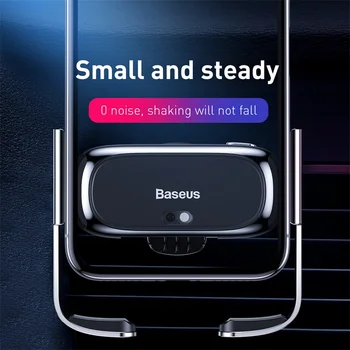 Baseus Mini Inteligentní Infračervené Auto Držák Telefonu Auto Air Vent Mount Držák Pro Telefon do Auta Mobilní Stojan Pro iPhone 11 Pro Max.