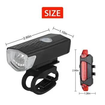 2020 kolo Kolo Světlo USB Dobíjecí LED Set Hory Cyklu Zadní Světlo Lampa Svítilna na Kole Roh Držák Telefonu