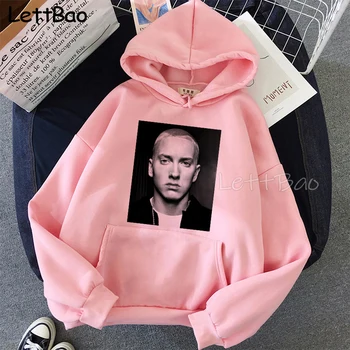 Eminem Mikiny Ženy Muži Unisex Růžové Oblečení, Hip Hop, Rap, Punk Styl Topy Sudaderas HipHop Rock Žena Oblečení Harajuku Mikina