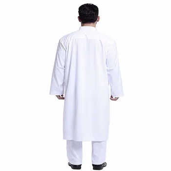 Muslimské Oblečení Arabské Oblečení Muži, Islám, Muslimské Šaty Vícebarevná Tlačítko Saúdská Thobe Formální Galabeya Abaya Pákistánské Oblečení