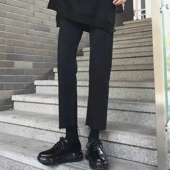 Džíny ženy na jaře přímo volné plus velikost all-zápas korejský styl ležérní streetwear pevné