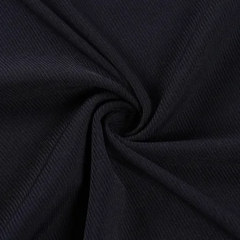 Zimní Maxi Šaty 2020 New Příjezdu Pletené Dámské Dlouhý Rukáv Bez Ramínek Rozdělit Černé Šaty Sexy Hollow Out Party Šaty Vestido