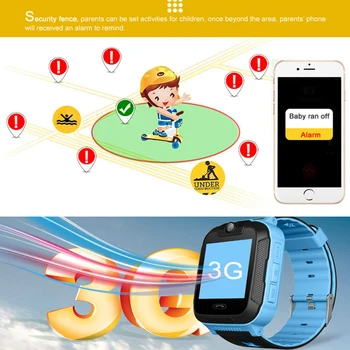 TD07S 3G GPS Tracker Chytrý Děti Dívat se na Děti Dítě GPS WiFi Tracker s SOS Smartwatch pro IOS, Android Chytré Hodinky děti