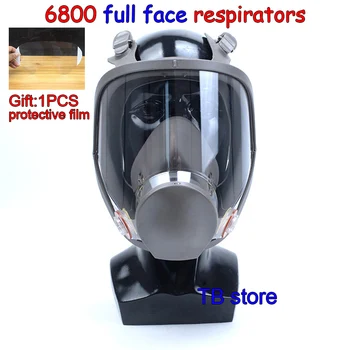 SJL 6800 Plynová maska vysoce kvalitní Full tvář respirátor Sprej pesticidů ochrannou masku Komplexní bezpečnostní ochranu