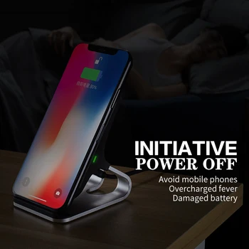 Univerzální Qi Bezdrátová Nabíječka Pro iPhone 11 Pro Max Pro Samsung S20 Ultra Inteligentní Infračervené Rychlé Nabíjení Auto Držák Telefonu