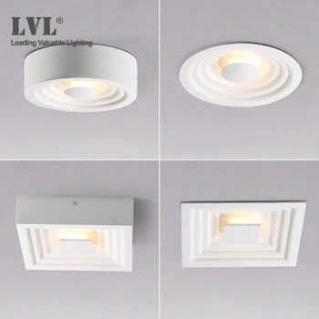Přisazená LED Stropní Světlo, 6W 12W AC85-265V pro Obývací pokoj Ložnice Kuchyň Chodba Koupelna Stropní Svítidlo