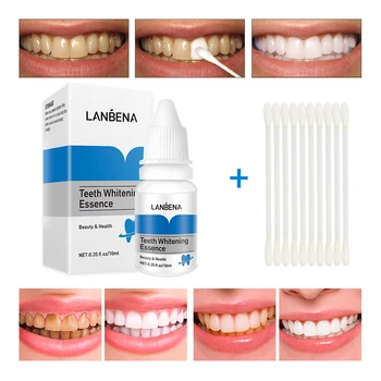 LANBENA Zuby Bělení Podstatu Prášek Ústní Hygiena Čistící Sérum Odstraňuje zubní Plak a Skvrny, Bělení Zubů, Zubní Nástroje, zubní Pasty