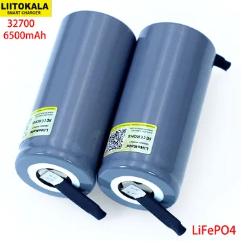 LiitoKala 3.2 V 32700 6500mAh LiFePO4 Baterie 35A Kontinuální Vypouštění Maximální 55A Vysoký výkon baterie+DIY Nikl listů