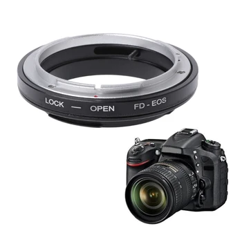 Pro FD-EOS Mount Adaptér Kroužek Pro Canon FD Objektiv na EOS EF Mount Fotoaparát, Videokamera Nové