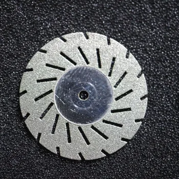 Sada 12ks Dental Lab diamond oboustranný kotouč pro Řezání Omítky Disk oddělující leštění keramické korunky nebo jade