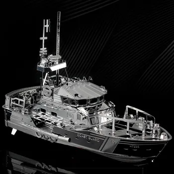 Záchranný člun 3D Kovové Puzzle Kreativní Nerezové Oceli, Loď, Model Laser Cut Ruční Skládačka Stavebnice Vzdělávací Dospělé Děti, Hračky Krista
